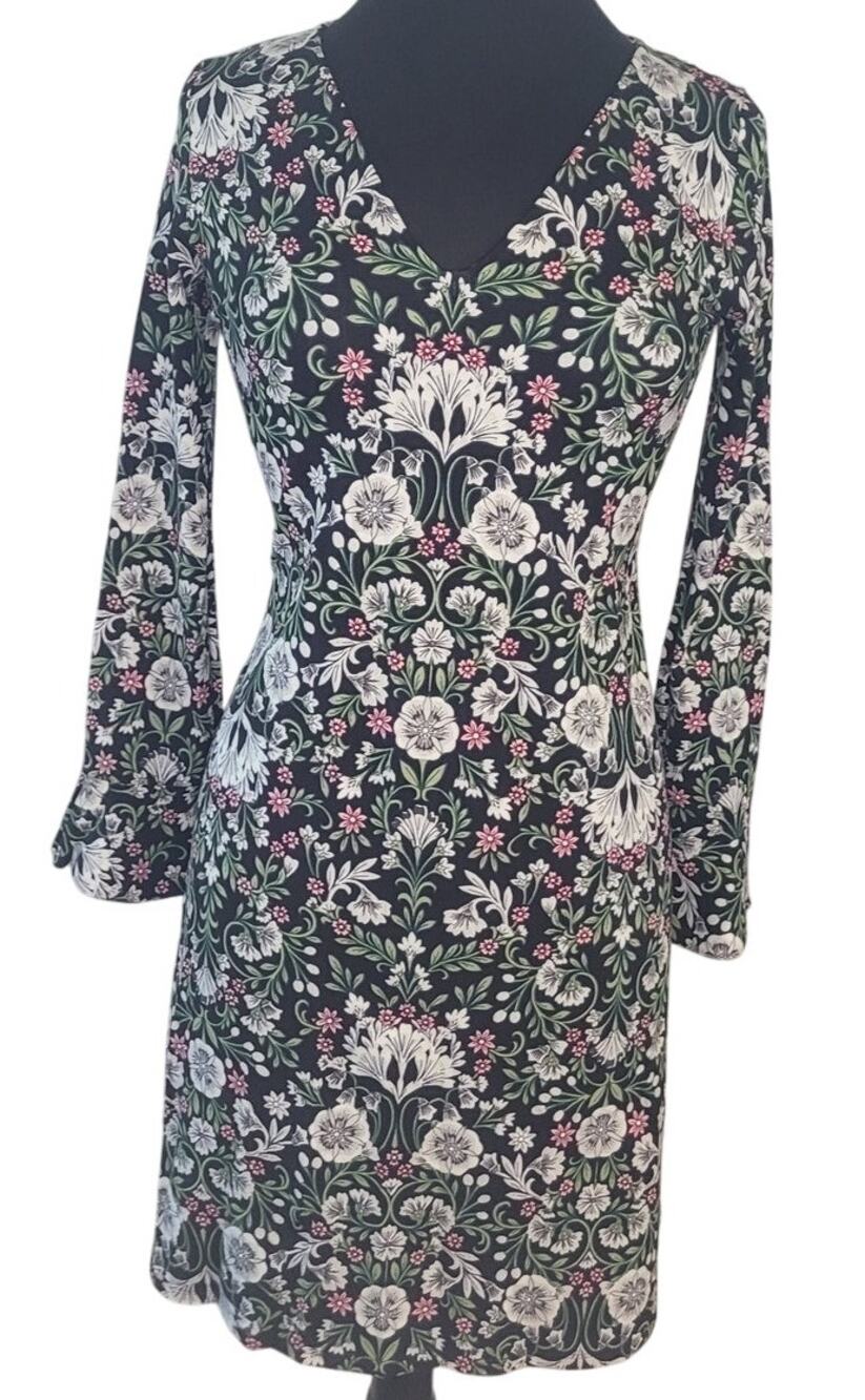 NWT J Jill Floral Dress XS Boho Cottagecore Romantic
